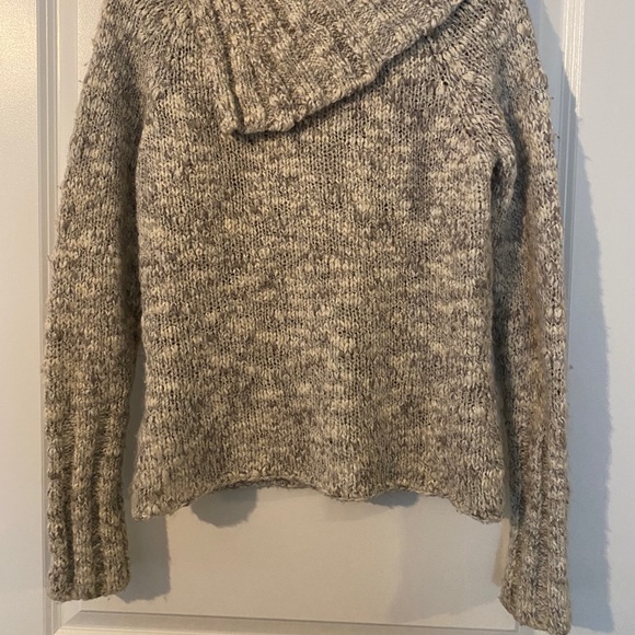 Chunky knit JACOB Connexion sweater zipper detail - Picture 2 of 5